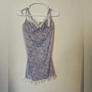 NWT Small Nina Bonheur Babydoll Slip Chemise Nightgown